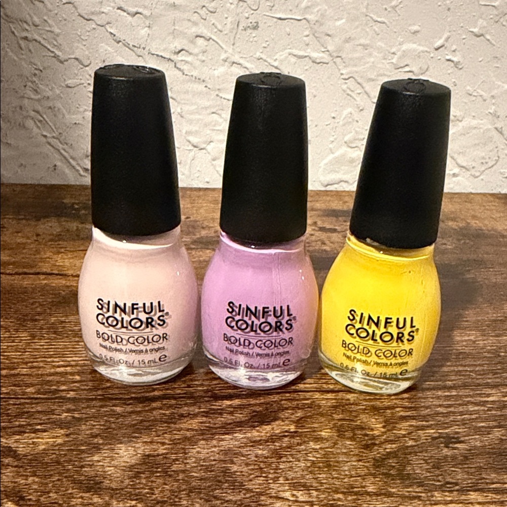 Sinful Colors Nail Polish Trio